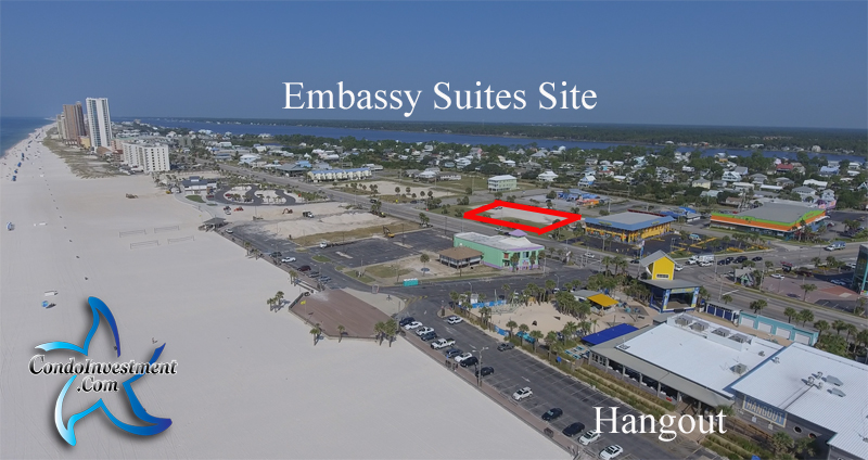Embassy Suites hotel site in Gulf Shores, AL