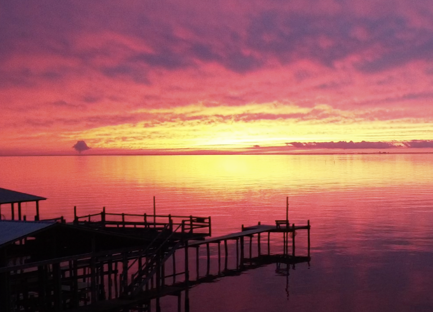 Mobile Bay AL sunset