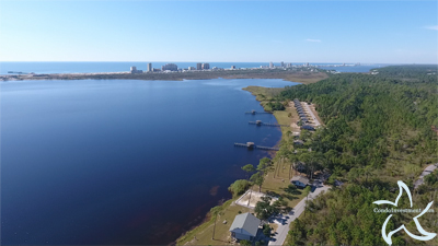 Aerial view of the Gulf State Park