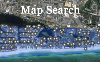 Map Search button for browsing Gulf Shores condos for sale using interactive Google maps