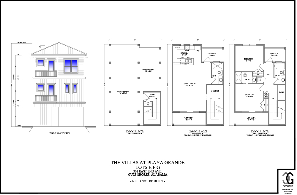 Villas-Playa-Grande-2BR-Floor-Plan