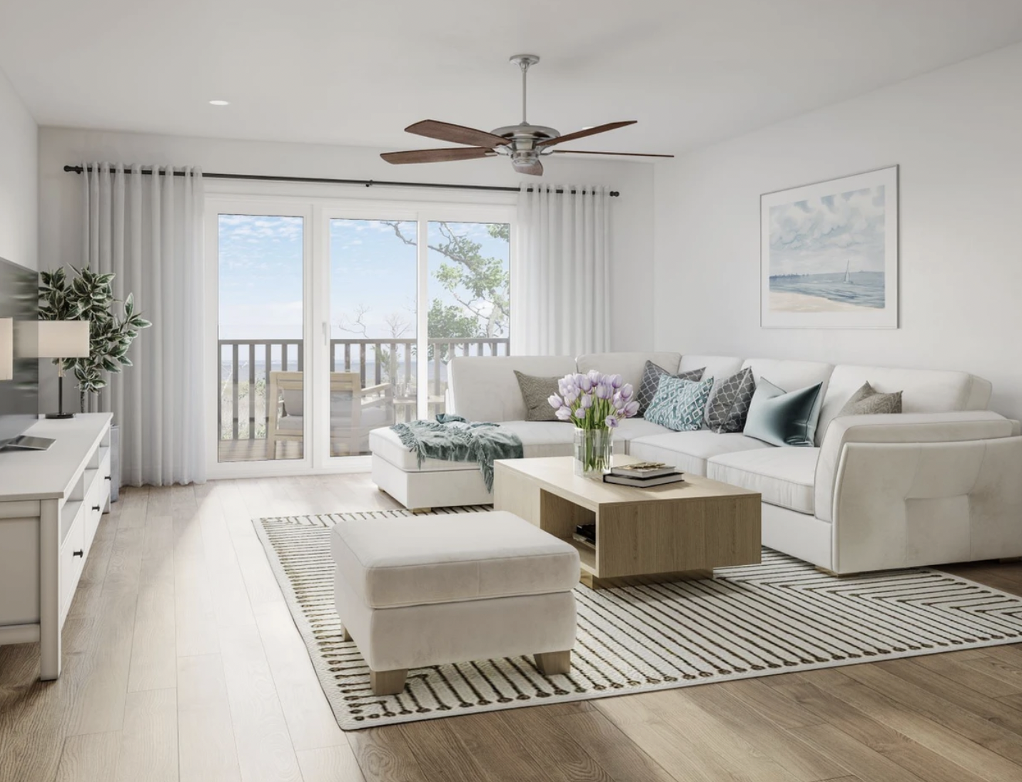 Retreat at Innerarity Phase II Townhomes Living Area